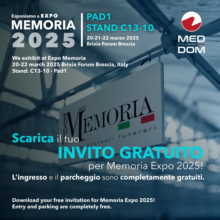 Ci trovi a Memoria EXPO 2025: scarica l'invito gratuito